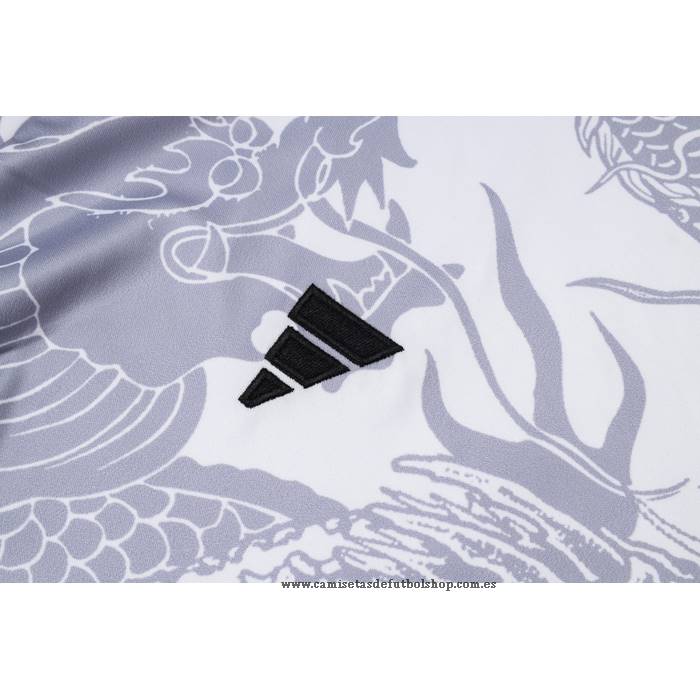 Chandal del Real Madrid Dragon 24-25 Manga Corta Blanco - Pantalon Corto